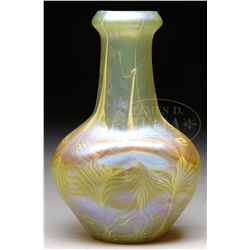 TIFFANY DECORATED VASE.