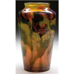 TIFFANY FAVRILE PAPERWEIGHT VASE.