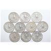 Image 2 : Lot Of 10 Silver Quarters