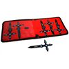 Image 1 : COLLECTORS EDITION BLACK THOWING KNIVES SET OF 6 W/CASE