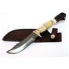 Image 1 : COLLECTORS SERIES BONE HANDLE 8" DAMASCUS SKINNER KNIFE
