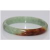 Image 2 : CHINESE BROWN AND WHITE JADE BANGLE