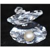 Image 2 : GENUINE SWAROVSKI CRYSTAL 1.25" FLAT OYSTER SHELL WITH