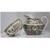 Image 2 : ANTIQUE 19TH CENTURY PORCELAIN CLOISONNE TEA SET