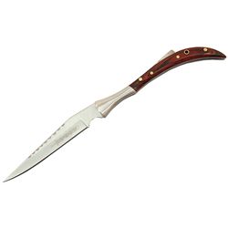 COLLECTORS EDITION 8" WOOD HANDLE THIN FOLDING KNIFE