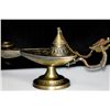 Image 2 : ANTIQUE FENG SHUI BRASS OIL LAMP