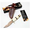 Image 1 : COLLECTORS EDITION 13.5" WOOD HANDLE BONE EDGED HUNTING