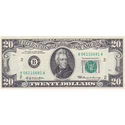 1969 $20 Federal Reserve Note, UNC