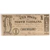 Image 1 : 1862 $1 STATE OF NORTH CAROLINA NOTE