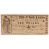 Image 1 : 1866 $1 STATE OF NORTH CAROLINA NOTE
