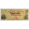 Image 1 : 1862 $10 STATE OF MISSISSIPPI NOTE