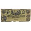 Image 1 : 1857 $20 EXCHANGE BANK OF VIRGINIA