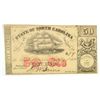 Image 1 : 1864 FIFTY CENT STATE OF NORTH CAROLINA NOTE