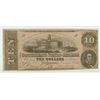 Image 1 : 1862 $10 CONFEDERATE STATES OF AMERICA NOTE