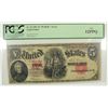 Image 1 : 1907 $5 US NOTE MINT ERROR "PCBLIC" PCGS 12 PPQ