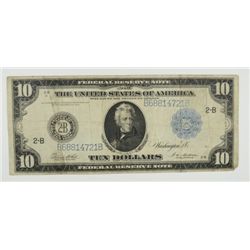 1914 $10 FEDERAL RESERVE NOTE