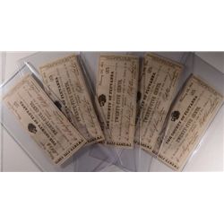 10-1863 TWENTY FIVE CENT THE COUNTY OF FLUCANNA, VA NOTES CU'S