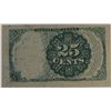 Image 2 : 1874 TWENTY FIVE CENT FRACTIONAL NOTE CU