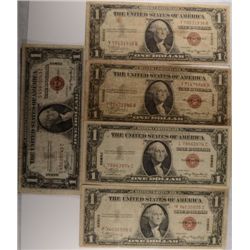 5-1935-A $1 SILVER CERTIFICATES "HAWAII" VG/FINE