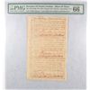 Image 1 : 1771 SHEET OF THREE PROVINCE OF NORTH CAROLINA PMG 66