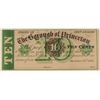 Image 1 : 1862 TEN CENT BOROUGH OF PRINCETON, NJ NOTE XF