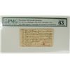 Image 1 : 1771 2 SHILLINGS PROVINCE OF NORTH CAROLINA PMG 63