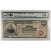 Image 1 : 1902 $10 NATIONAL NEW HAMPTON, IA #7607 (RED SEAL) PMG 15