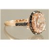 Image 2 : 3.75ct MORGANITE & DIAMOND RING
