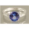Image 1 : 2.74CT TANZANITE & DIAMOND RING