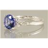 Image 2 : 2.74CT TANZANITE & DIAMOND RING