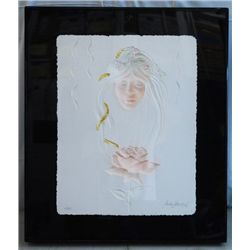 Carlo Wahlbeck, Woman and A Rose, Cast Sculptu