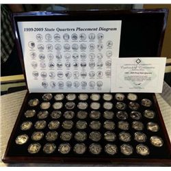 1999-2009 Proof State Quarters in Box with Cert