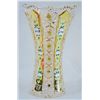 Image 3 : Czech Bohemian Crystal Enamel Vase 24K 10"H