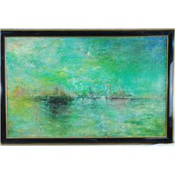 Ruth Norman, Mysterious Hours, Original Acrylic on