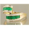 Image 3 : 1.61CT EMERALD & DIAMOND RING