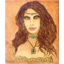 William Verdult, Emerald Gir, Bejeweld with Gemsto