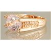 Image 3 : 6.23ct KUNZITE & DIAMOND RING