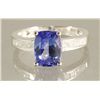Image 1 : 3.01CT TANZANITE & DIAMOND RING