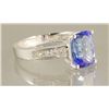 Image 2 : 3.01CT TANZANITE & DIAMOND RING