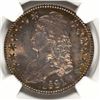 Image 2 : 1831 BUST HALF DOLLAR, NGC MS-64, SUPER RAINBOW COLORS, FANTASTIC LOOK!!