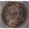 Image 2 : 1890-S MORGAN SILVER DOLLAR, PCGS MS-65 GEM, OBVERSE COLORS!!