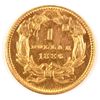 Image 2 : 1886 GOLD DOLLAR GEM PROOF 64, RARE