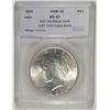 Image 1 : 1922 PEACE DOLLAR VAM-1G SEGS MS-63