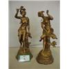 Image 1 : Pair gilt spelter figures £20 - 40...