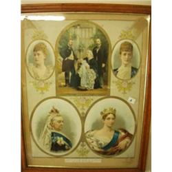 Victorian framed print 'Reign of Victoria ' £30 - 50...