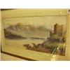 Image 1 : Framed watercolour of loch scene signed E Earp £40 - 60...