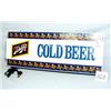 Image 1 : 1 SCHLITZ COLD BEER LIGHTED SIGN. H9", L22.5", W5". GOOD CONDITION WITH SOME SCRATCHES. WT. 4LBS....