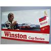 Image 1 : 1 WINSTON CIGARETTE SIGN COPYRIGHT 1981 IN GOOD COND. H35.5", L59.5". WT. 7LBS....