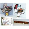 Image 1 : 1 LONESTAR BEER SIGN IN GOOD COND. H12.5", L16.5". WEIGHT 1LB. 1 MILLER GENUINE DRAFT COLD FILTER...