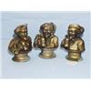 Image 1 : 3 SIR JOHN FALLSTAFF FOAM BUSTS, H10", W7.5", D4", GOOD COND W MINOR PAINT LOSS, 2LBS TOTAL WEI...